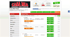 Desktop Screenshot of casamia-pizza.dk
